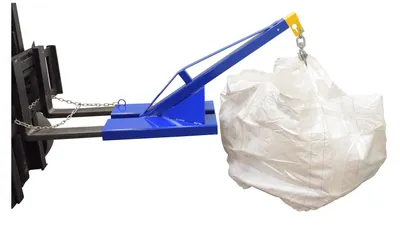 Vestil LLM-BBL-FP-1000 bulk bag lifter shown from an alternate angle