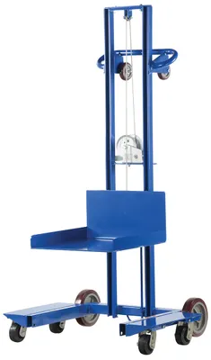 Vestil LLPW-500-4SFL lite load lift shown from an alternate angle