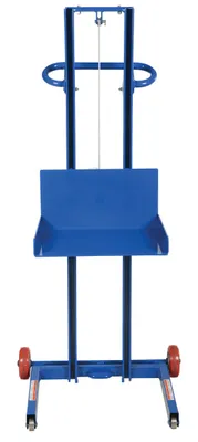 Vestil LLPW-500-FW lite load lift shown from an alternate angle