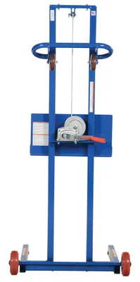 Vestil LLPW-500-FW lite load lift shown from an alternate angle