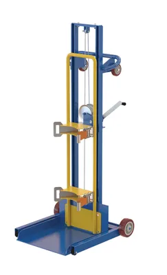 Vestil LLPW-CL-1560 cylinder lifter transporter shown from an alternate angle
