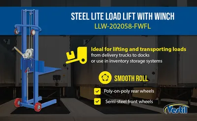 Vestil LLW-202058-FWFL lite load lift feature highlights