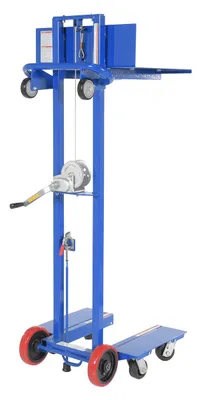 Vestil LLW-242060-4SFL lite load lift shown from an alternate angle