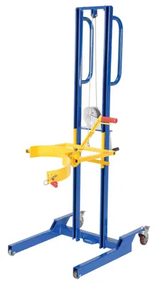 Vestil LLW-PAILD-100 variable height pail dispenser shown from an alternate angle