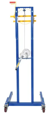 Vestil LLW-PAILD-100 variable height pail dispenser shown from an alternate angle