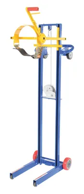 Vestil LLW-PAILD-200 variable height pail dispenser shown from an alternate angle