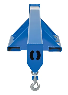 Vestil LM-1NT-8-24 lift master fork truck boom shown from an alternate angle