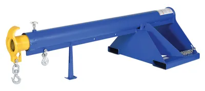 Vestil LM-1T-4-30 lift master fork truck boom shown from an alternate angle
