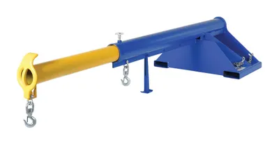 Vestil LM-1T-4-36 lift master fork truck boom shown from an alternate angle