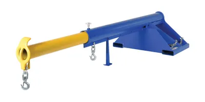 Vestil LM-1T-6-36 lift master fork truck boom shown from an alternate angle