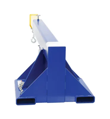 Vestil LM-1T-8-24 lift master fork truck boom shown from an alternate angle