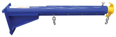 Vestil LM-CM2-EBT-4 carriage mounted fork truck boom shown from an alternate angle