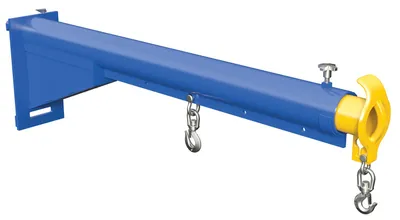 Vestil Steel Carriage Mount Lift Master Boom Class III 6,000 Lb. Capacity Blue and Yellow