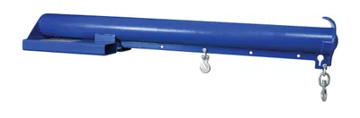 Vestil LM-EBNT-4-11 lift master fork truck boom shown from an alternate angle