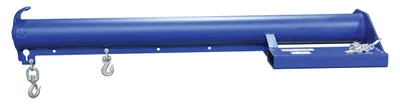 Vestil LM-EBNT-4-24 lift master fork truck boom shown from an alternate angle