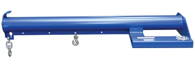 Vestil LM-EBNT-4-30 lift master fork truck boom shown from an alternate angle