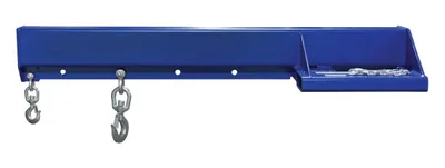 Vestil LM-EBNT-8-24 lift master fork truck boom shown from an alternate angle