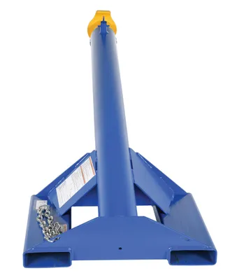 Vestil LM-F15-4-24 lift master fork truck boom shown from an alternate angle