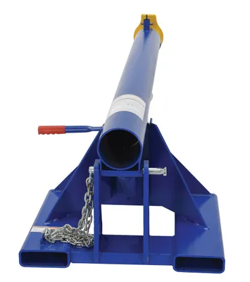 Vestil LM-OBT-6-24 orbiting fork truck boom shown from an alternate angle