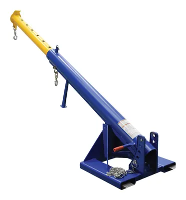 Vestil LM-OBT-6-24 orbiting fork truck boom shown from an alternate angle