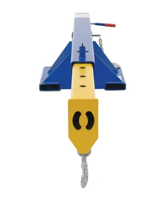 Vestil LM-OBT-8-24 orbiting fork truck boom shown from an alternate angle