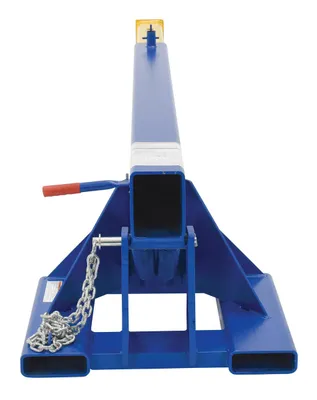 Vestil LM-OBT-8-24 orbiting fork truck boom shown from an alternate angle