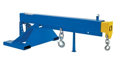 Vestil Steel Orbit Telescoping Lift Boom 36 In. Fork Pocket Center 8,000 Lb. Capacity Blue
