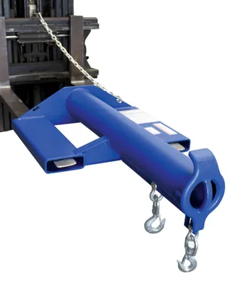 Vestil LMS-EBNT-40-6 shorty lift master fork truck boom shown from an alternate angle