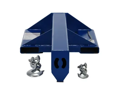 Vestil LMS-EBNT-40-8 shorty lift master fork truck boom shown from an alternate angle
