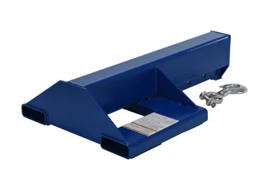 Vestil LMS-EBNT-40-8 shorty lift master fork truck boom shown from an alternate angle
