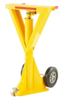 Vestil LO-J-BEAM trailer stabilizing jack shown from an alternate angle