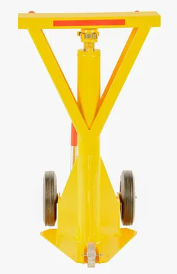 Vestil LO-J-BEAM trailer stabilizing jack shown from an alternate angle
