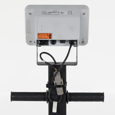 Vestil LO-PF-2436-SCL low profile portable bin scale shown from an alternate angle