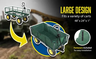 Vestil LSC-CL-2448-GN landscape, nursery, & agriculture cart feature highlights