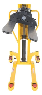 Vestil LTT-2145 lift & tilt high lift pallet truck shown from an alternate angle