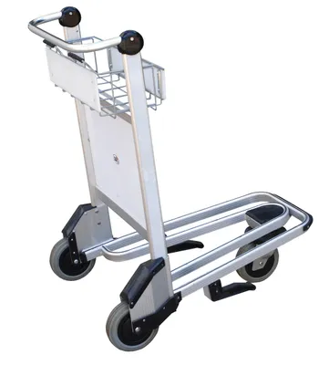 Vestil LUG-B nestable multi-use cart with brake shown from an alternate angle