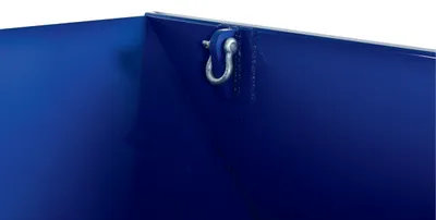 Vestil LUG h style - low profile 90 degrees self-dumping steel hopper