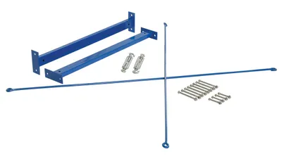 Vestil MB-C-8-36 medium-duty cantilever racking shown from an alternate angle