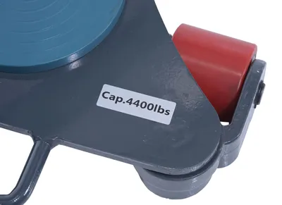 Vestil MDSKT-4 machinery skate shown from an alternate angle