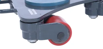 Vestil MDSKT-4 machinery skate shown from an alternate angle