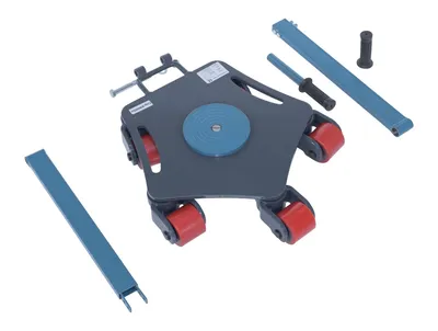 Vestil MDSKT-8 machinery skate shown from an alternate angle