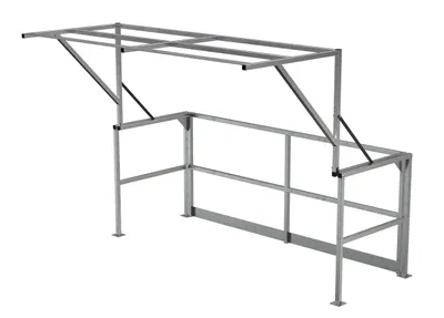 Vestil MEZZ-200-DW-SS mezzanine safety gate
