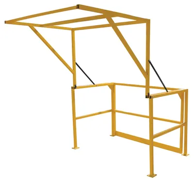 Vestil MEZZ-200 mezzanine safety gate shown from an alternate angle