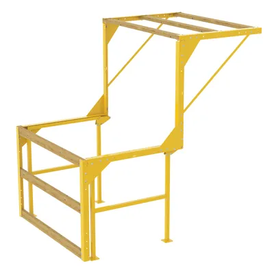 Vestil MEZZ-KD-88T-93D mezzanine safety gate shown from an alternate angle