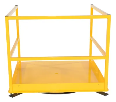Vestil MEZZ-R5-4848 rotating mezzanine safety gate system shown from an alternate angle