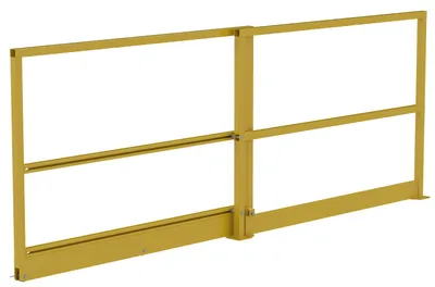 Vestil MEZZ-SG-54 mezzanine safety gate shown from an alternate angle