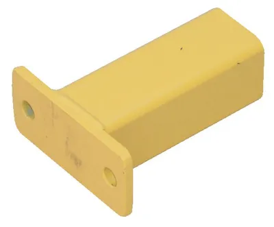 Vestil Steel Modular Guard Wall Mount for Inner Post Tubing Option 6-7/8 In. x 3 In. x 6 In. Yellow