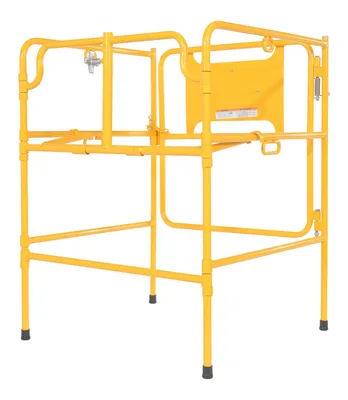 Vestil MHGR-32-SI-C-01 manhole guard rail shown from an alternate angle