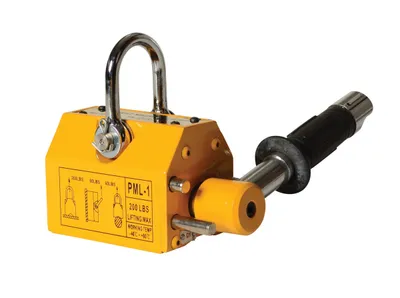 Vestil ML-2 magnetic lifter shown from an alternate angle