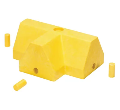 Vestil MPG-T modular guard curb shown from an alternate angle